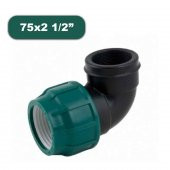 POELSAN KABLİN DİŞİ DİRSEK 75x 2 1/2" SULAMA BORUSU BAĞLANTI MALZEMELERİ - 1