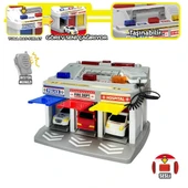 OMZ LFI-9555 Işıklı Müzikli İlk Yardım Garajı (Ambulans, Polis, İtfaiye Araçları) Kız Erkek Çocuk Oyunca thumbnail 2