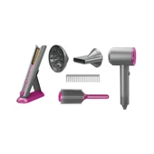 OMZ HUA-1019 Sesli ve Işıklı 2IN1 Lüks Saç Şekillendirici Set -Vardem Oyuncak Kız Erkek Çocuk Oyuncak Eğ thumbnail 3