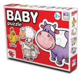 Ks Games Baby Puzzle 2+3+4+4 (Evcil Hayvanlar) - 1