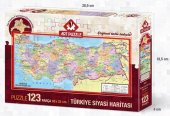 123 Parça Türkiye Siyasi Haritası Puzzle (Art Puzzle) thumbnail 3