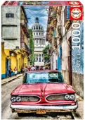 Educa 1000 Parça Vintage Car in Old Havana Puzzle thumbnail 1