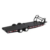 OMZ Mini GT 1/64 Car Hauler Trailer Black MGTAC19 Kız Erkek Çocuk Oyuncak Eğitici Oyuncaklar thumbnail 3