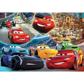 OMZ CR113 KS, Cars 200 Parça Puzzle Kız Erkek Çocuk Oyuncak Eğitici Oyuncaklar thumbnail 2