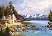 Anatolian 500 Parça Puzzle Dağ Evi - 1