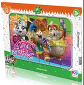 KS Puzzle 24 Parça 44 Cat Frame Puzzle - 1