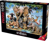 Anatolian 1043 - 1000 Parça Gülümse Puzzle (Africa Smile) thumbnail 2