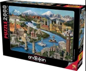 Anatolian 2000 Parça Simge Yerler (Popular Landmarks) Puzzle thumbnail 2