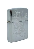 Zippo High Polish Chrome Thor Dizayn Çakmak thumbnail 3