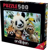 Anatolian Hayvanat Bahçesi Selfie 500 Parça Puzzle (Zoo Selfie) - 2