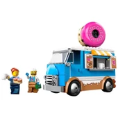 OMZ LEGO City Donut Kamyonu 60452 Kız Erkek Çocuk Oyuncak Eğitici Oyuncaklar thumbnail 1