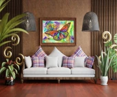 Nova 1000 Parça Renkli Kelebek, Suluboya Puzzle - 41015 thumbnail 4