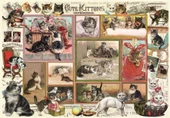 Anatolian 2 x 500 Parça Sevimli Kediler - Komik Köpekler Puzzle - 3611 - 1