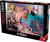 Anatolian 1000 Parça Haylaz Köpekler Puzzle - Steve Read thumbnail 2