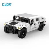 OMZ C61027W CADA Humvee Off Road Kamyonu Blok Seti -Vagon life Kız Erkek Çocuk Oyuncak Eğitici Oyuncakla thumbnail 2