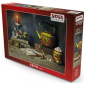 Nova Puzzle 44006 - Çay Molası 1500 Parça Mini Puzzle - 2