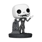 OMZ Funko POP Disney: The Nightmare Before Christmas 30th - Jack w/Gravestone Kız Erkek Çocuk Oyuncak Eğ thumbnail 1
