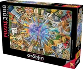 Anatolian Puzzle 3000 Parça 360 Derece Dünya Anıtları Puzzle thumbnail 2