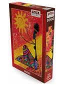 Nova Puzzle 1000 Parça Güneş ve Afrikalı Kadın - 41059 thumbnail 2