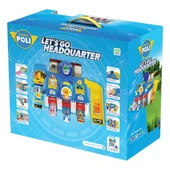 OMZ POLI MRT-664 Sesli Robocar Poli Lets Go Ana Merkez Oyun Seti Kız Erkek Çocuk Oyuncak Eğitici Oyuncak thumbnail 3