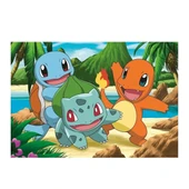 OMZ 56682 Pokemon 2x24 parça Ravensburger Puzzle Kız Erkek Çocuk Oyuncak Eğitici Oyuncaklar thumbnail 2
