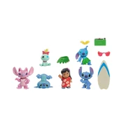 OMZ TTC41000 Stitch 6lı Mini Figür Set Kız Erkek Çocuk Oyuncak Eğitici Oyuncaklar thumbnail 2