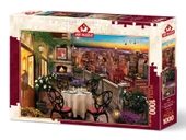 Art New York'ta Akşam Yemeği Puzzle (1000 Parça) - 2