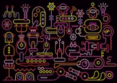 Ks Games 1000 Parça Robot Atölyesi Puzzle - 1