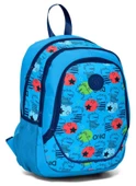 Yaygan Kids Mavi Sevimli Dinazor Baskılı Erkek Çocuk İlkokul Çantası - 1