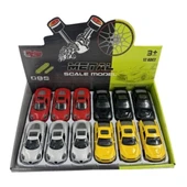 OMZ KM-36231C-1-2-3-4 ÇEK BIRAK 1 36 METAL ARABA Kız Erkek Çocuk Oyuncak Eğitici Oyuncaklar - 1