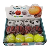 OMZ Dikenli Işıklı Çeşitli Top Kız Erkek Çocuk Oyuncak Eğitici Oyuncaklar thumbnail 3