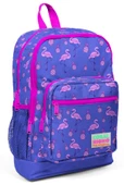 Coral High Kız Çocuk İlkokul Çantası - Pembe-Mor Flamingo Desenli - Dört Bölmeli - 1