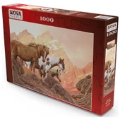 Nova 1000 Parça Puzzle - Vahşi Atlar thumbnail 2