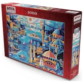 Nova 1000 Parça Panoramik İstanbul Manzarası Puzzle - 2