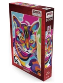 Nova 1000 Parça Renkli Kedi Puzzle thumbnail 2