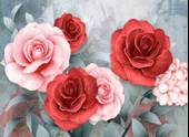 Nova 2000 Parça Puzzle - Pembe ve Kırmızı Güller thumbnail 1