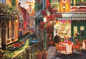Anatolian 2000 Parça Venedik Kafe Puzzle - 96x66 cm - 1