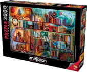 Anatolian 3000 Parçalık Gizemli Kitaplık Puzzle - 2