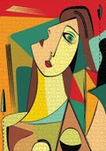 Nova Puzzle : 1000 Parça Kübist Portre Puzzle thumbnail 3