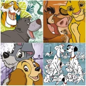 Educa Disney Animals 12+16+20+25 Parça Yapboz Seti thumbnail 2
