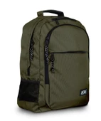 Jacbag Student Üç Bölmeli Haki Yeşil Çocuk Genç Yetişkin Sırt Çantası - Okul, Günlük Seyahat thumbnail 2