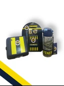 Fenerbahçe Taraftar Çubuklu 4 bölmeli Beslenme Kutusu Stad Figürlü 500 Ml Matara Kırtasiye Seti - 1