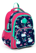 Coral High Lacivert Kuğu Desenli İlkokul Çantası - Kız Çocuk - 1