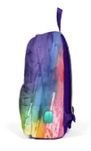 Coral High Gökkuşağı Desenli Sırt Çantası - Okul ve Günlük - USB+AUX Soketli thumbnail 2