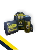 Fenerbahçe Taraftar Stad Figürlü 4 bölmeli Beslenme Kutusu Çubuklu 500 Ml Matara Kırtasiye Seti - 2