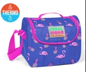 Coral High Mor Flamingo Desenli Termoslu Beslenme Çantası - Kız Çocuk - 1