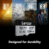 Lexar 128GB 205 MB/s Silver Plus microSD UHS-I V30 Hafıza Kartı - 7