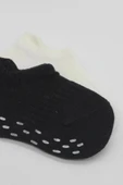 Eğitici Oyuncak Bistyle 2'Li Sneakers Kaymaz Basic Penye Çorap BS20103 Siyah Ekru - 4