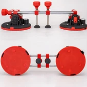 8 İnç Çiftli Vakumlu Vantuz Taş Birleştirme Hizalama Aparatı Granit Mermer Fayans Seramik Montajı thumbnail 3