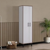 Blesk Banyo Dolabı – Deterjan ve Temizlik Malzemeleri İçin, Raflı ve Kapaklı Dolap thumbnail 1